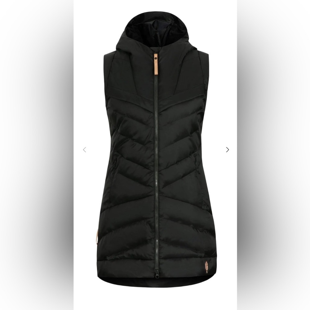 Indygena Black Down Vest - Small